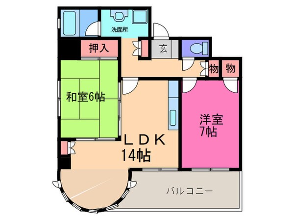 ブランシャト－高津の物件間取画像